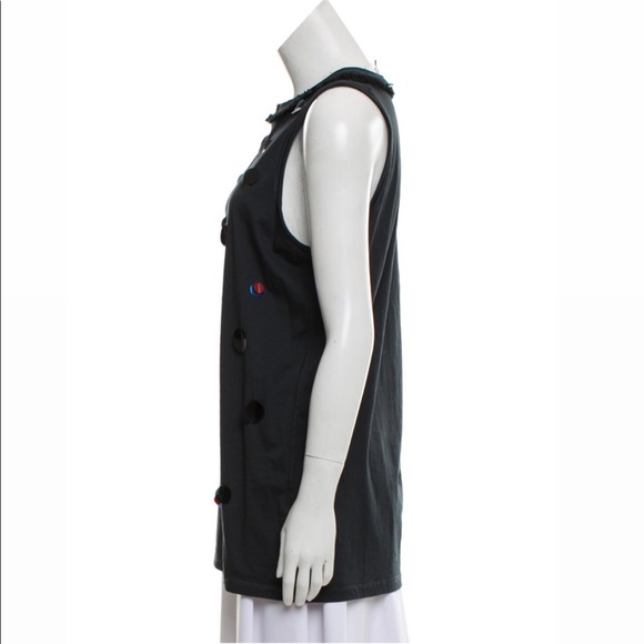 3.1 Phillip Lim Iridescent Sequin Black Tank Top - Picture 2 of 14